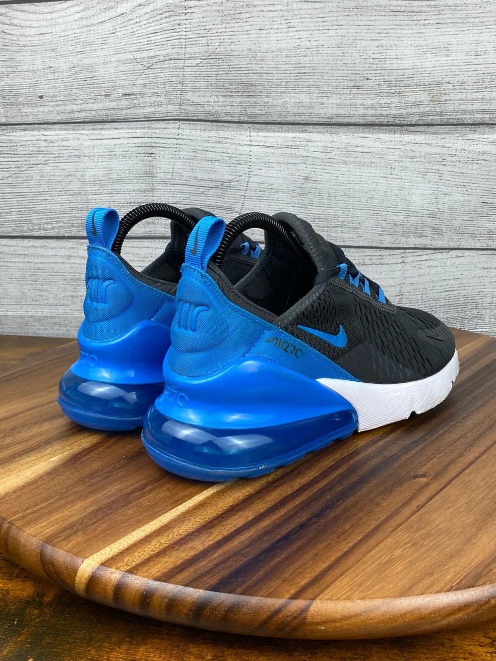 Nike Air Max 270 Grey Photo Blue Youth Shoes 943345-034 Sneaker Size 5 Y